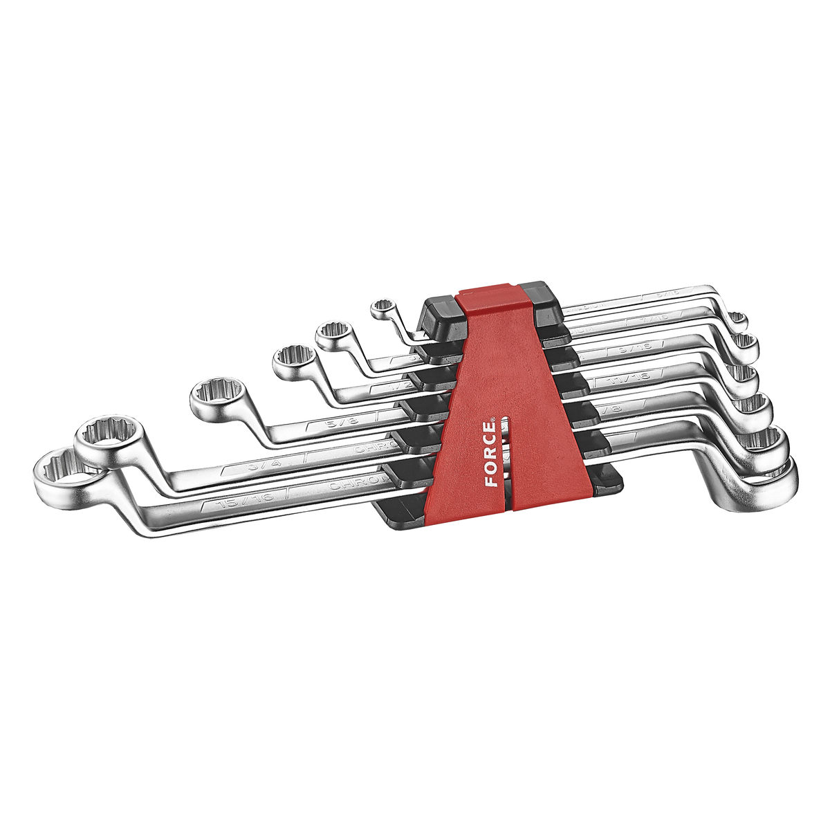 6pc 75º Offset ring wrench set (SAE)