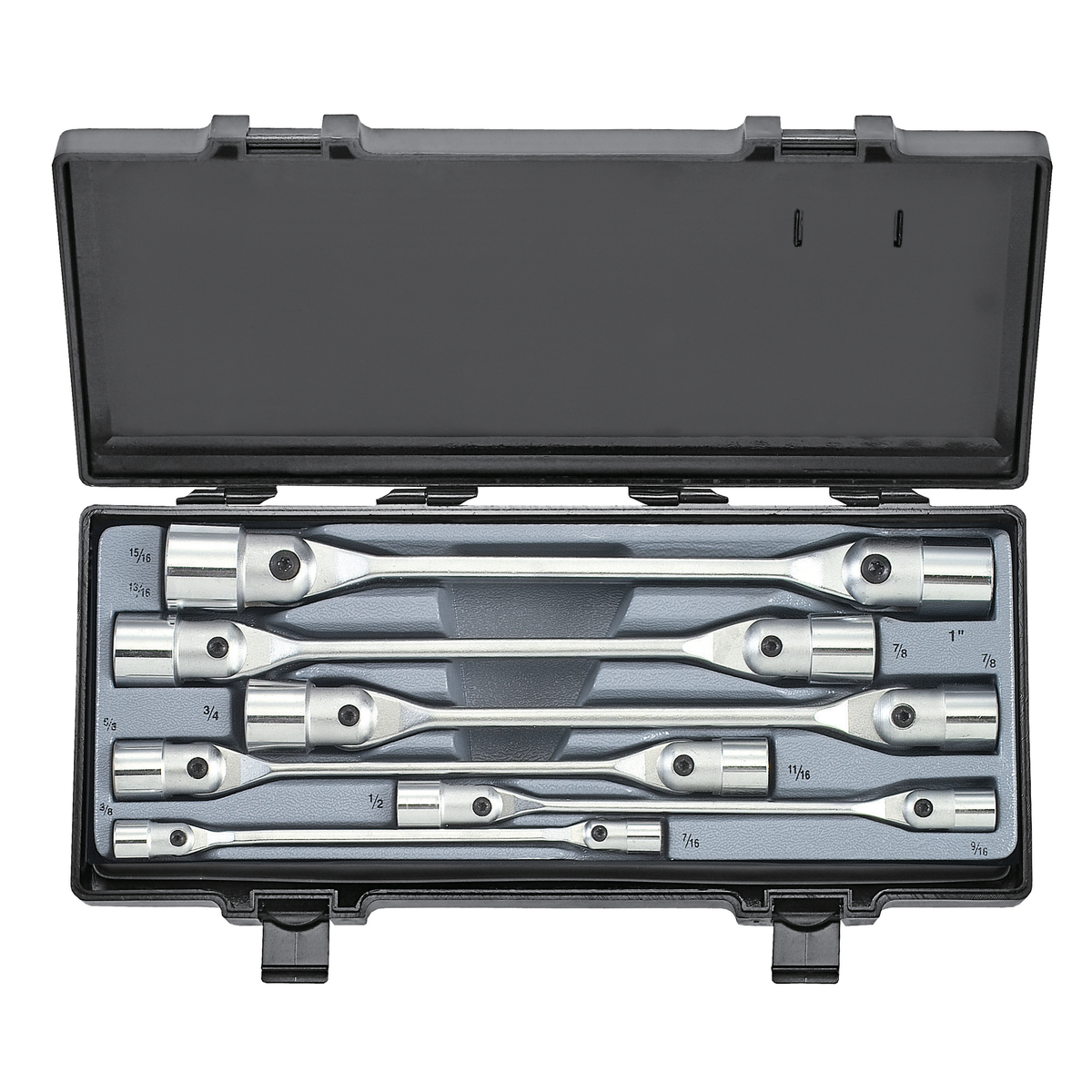 6pc Hinged socket wrench set (SAE)