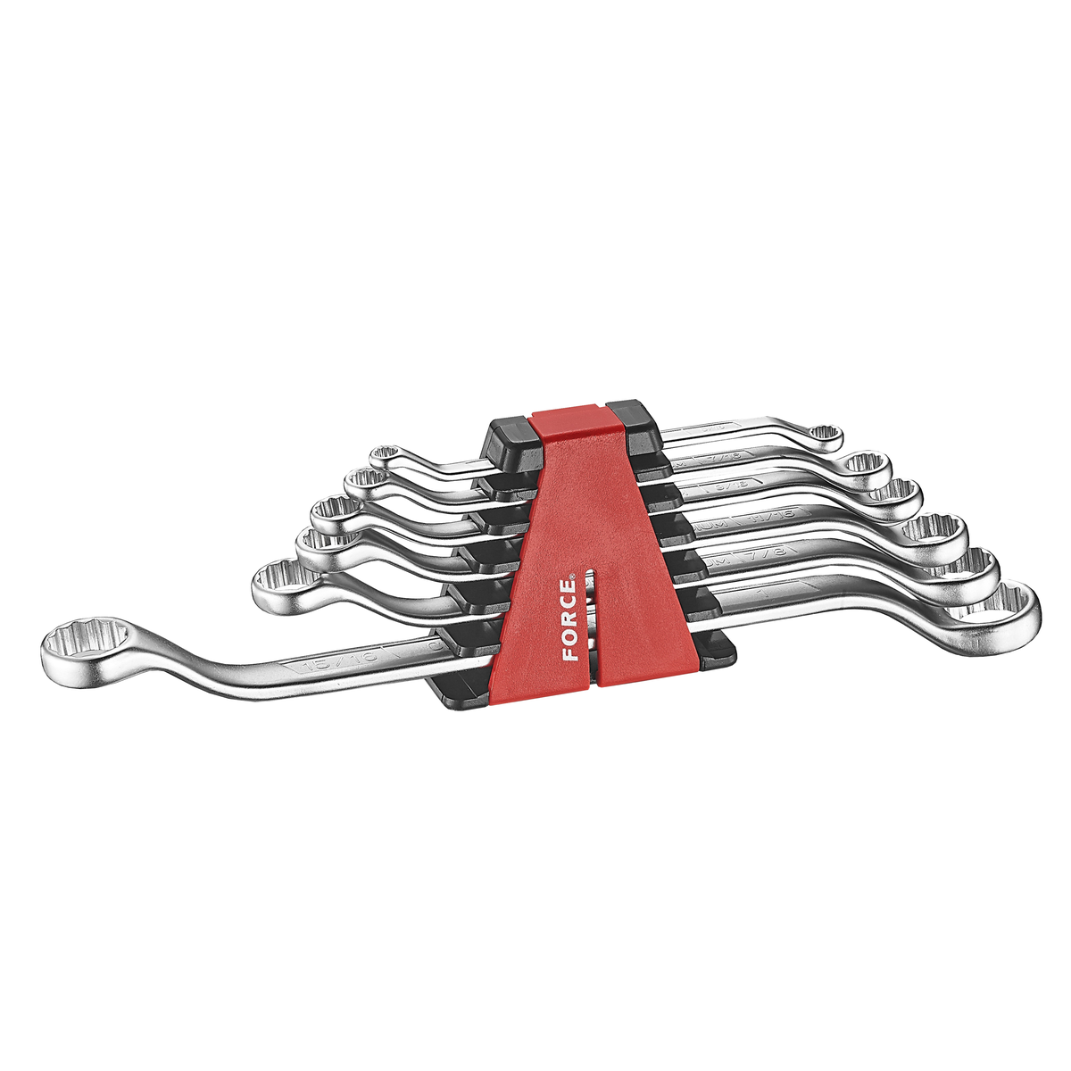 6pc 45º Offset ring wrench set (SAE)