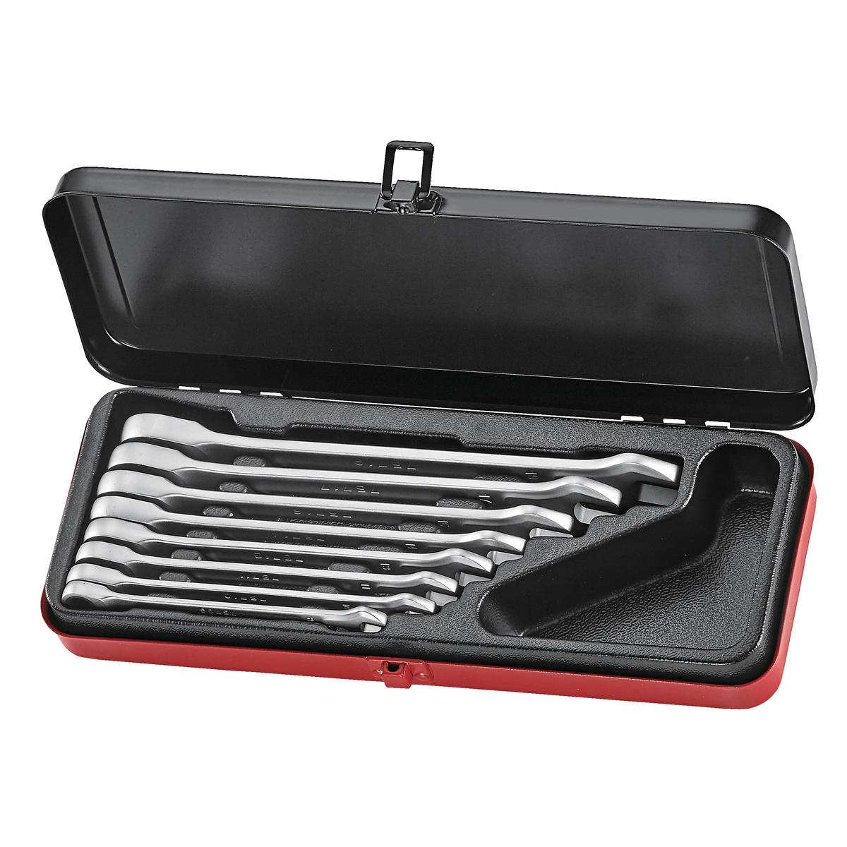 8pc Flat ratchet wrench set (SAE)