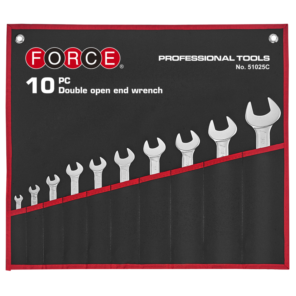 10pc Double open end wrench set