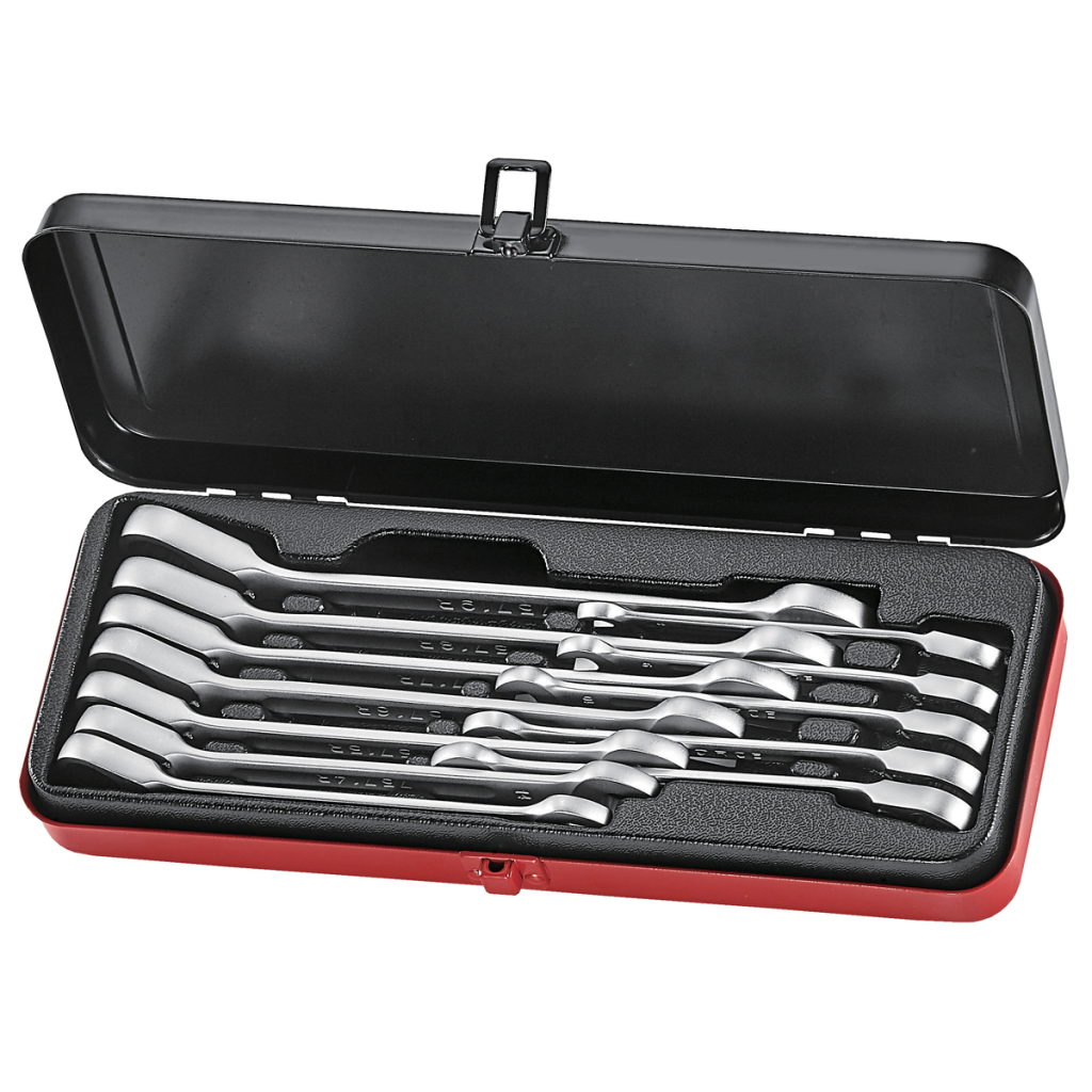 12pc Reversible ratchet wrench set