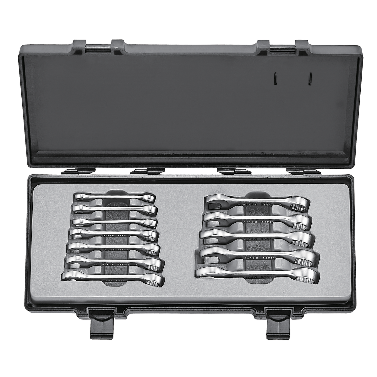 12pc Midget combination wrench set