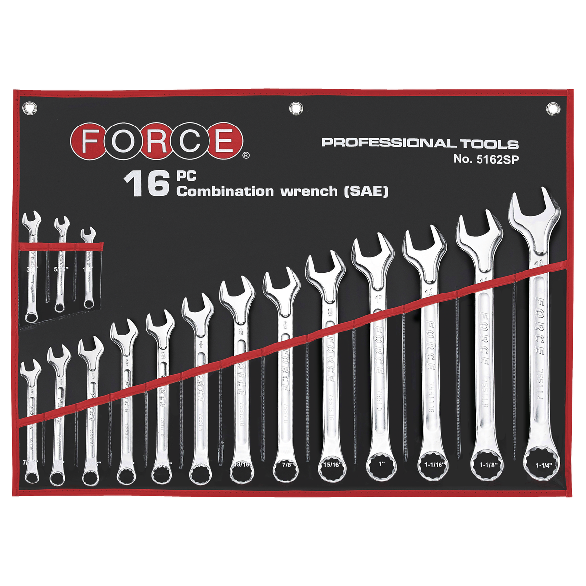 16pc Combination wrench set (SAE)