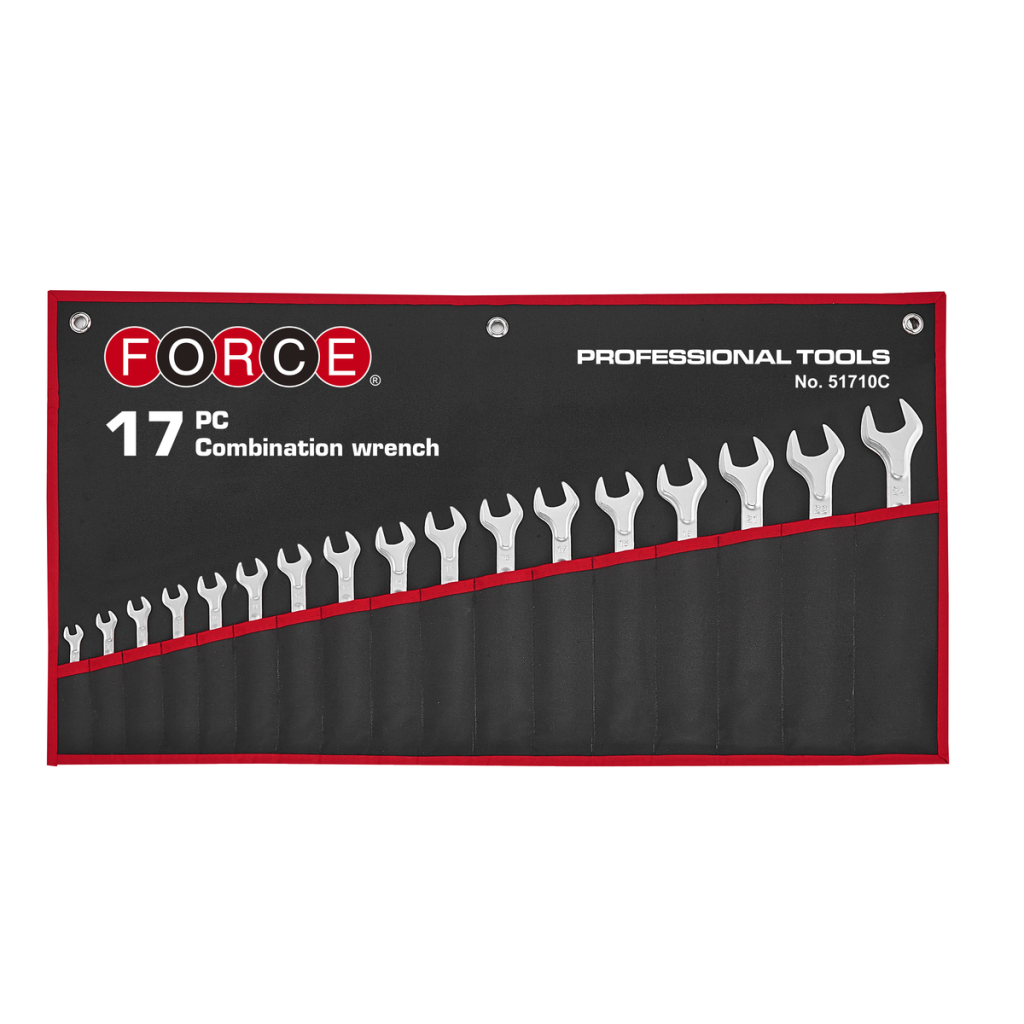 17pc Combination wrench set