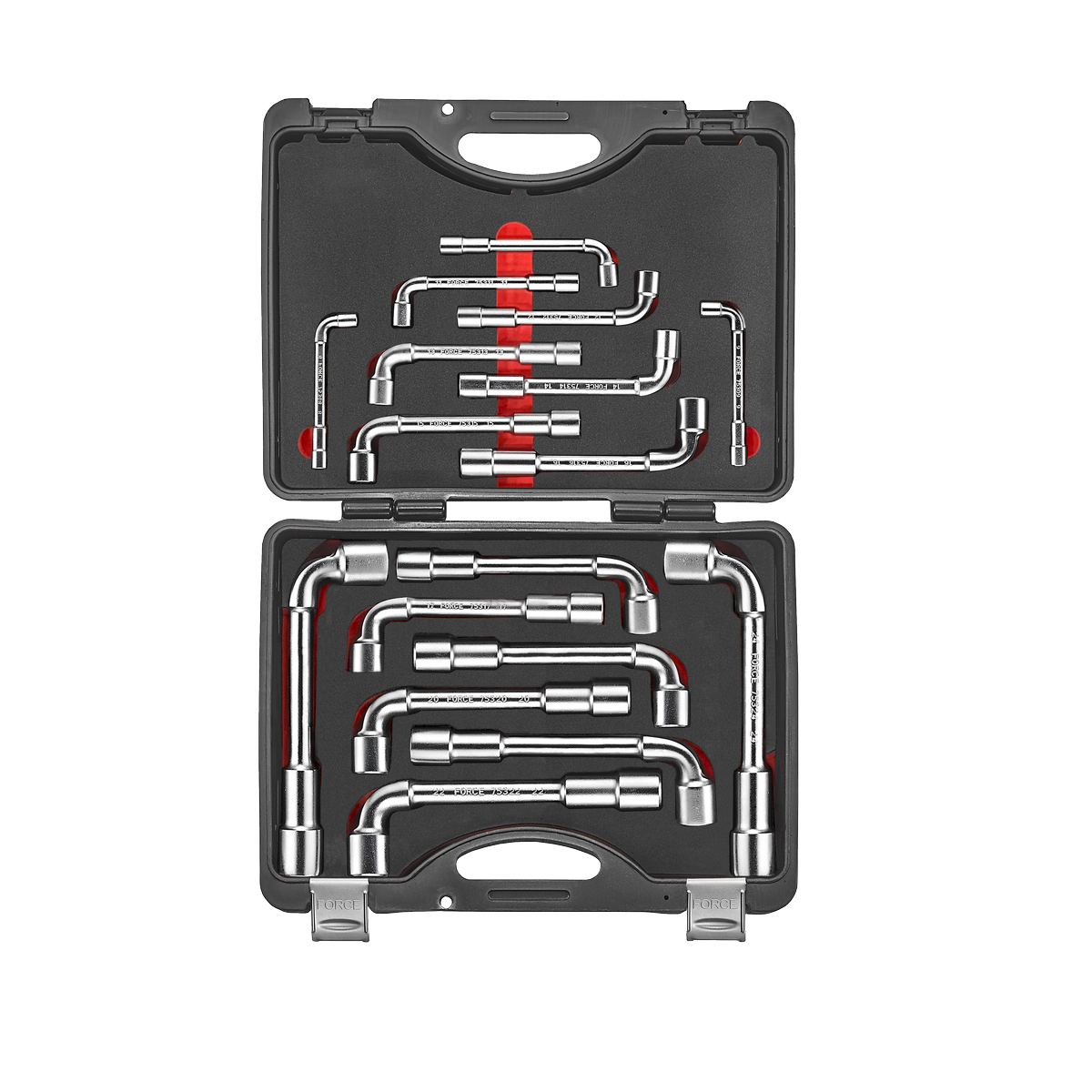 17pc Angle 6pt.-6pt. socket wrench set