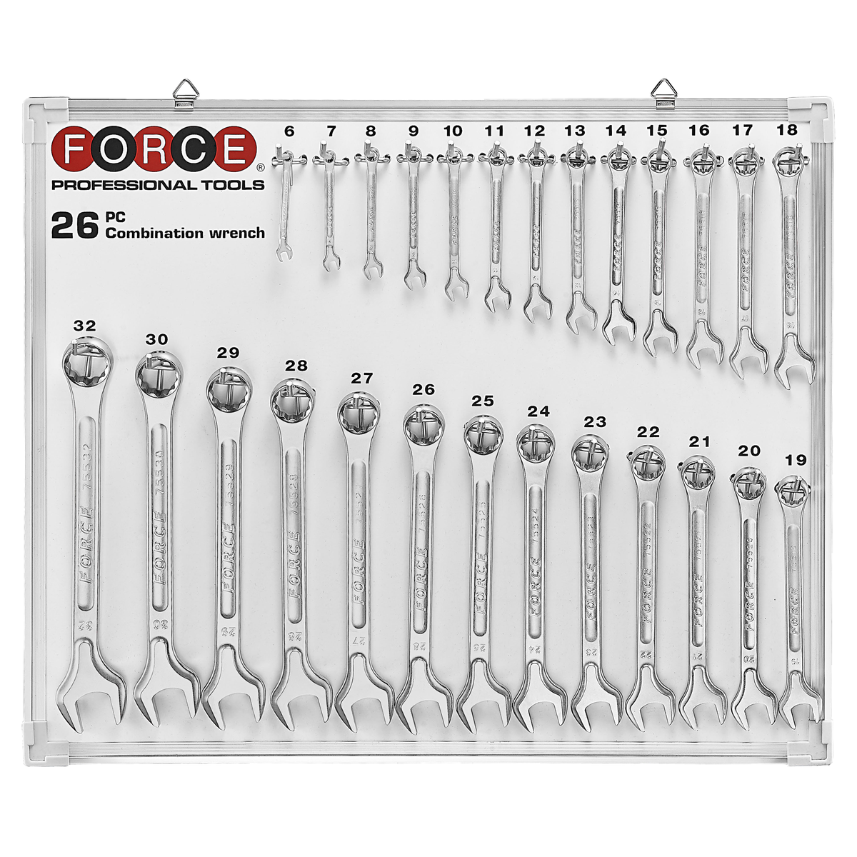 26pc Combination wrench set
