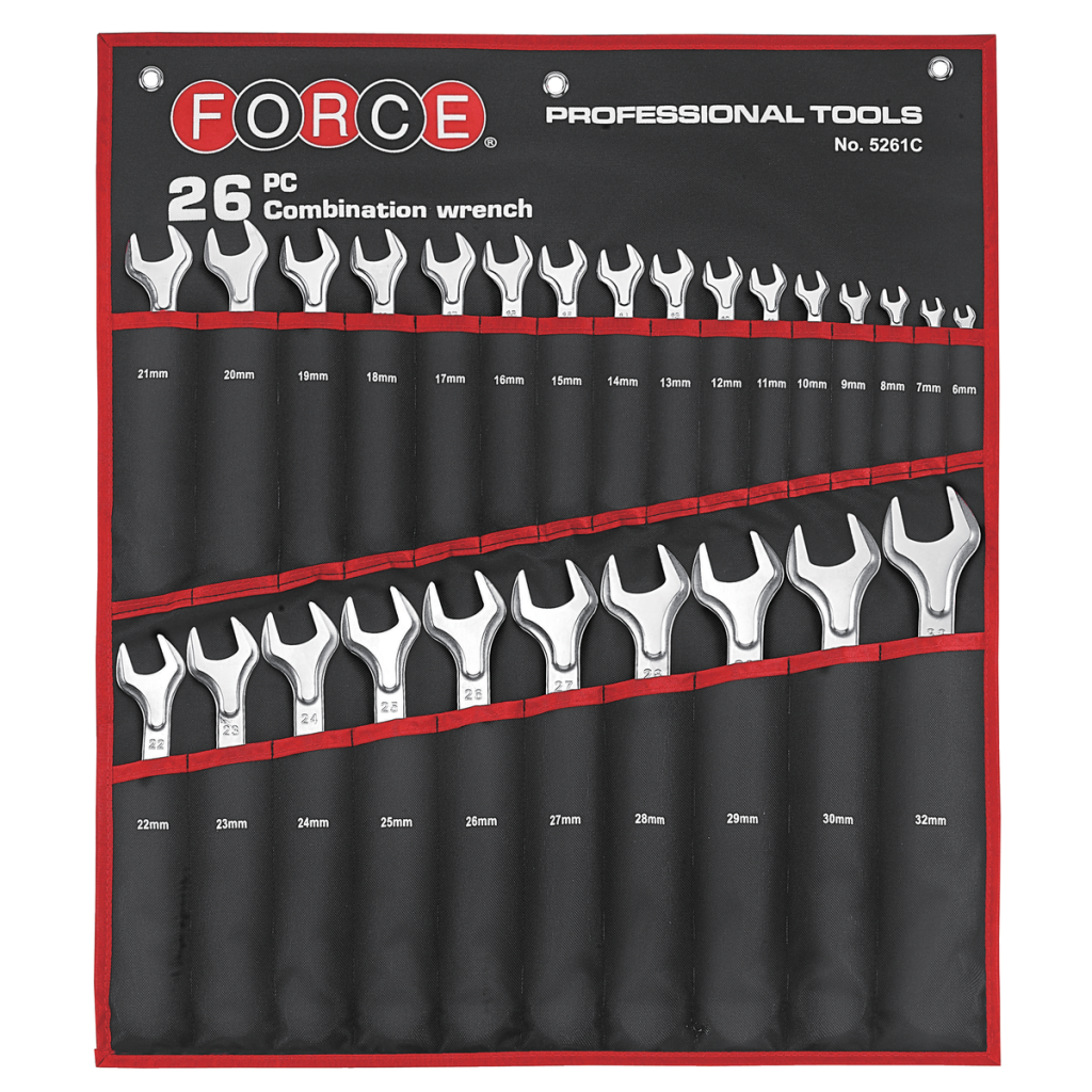 26pc Combination wrench set