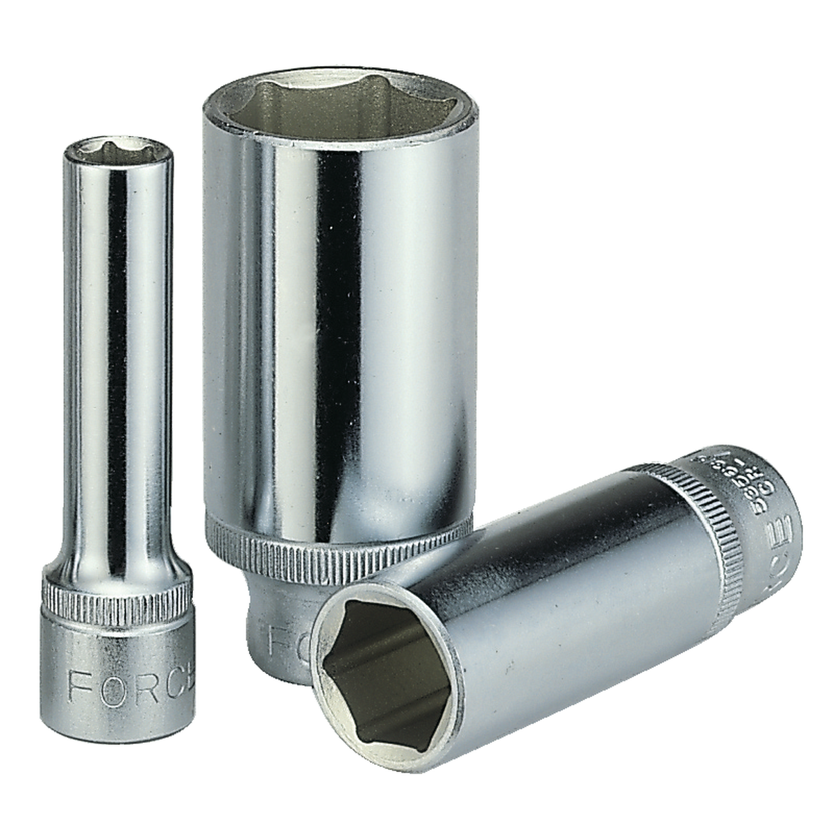 3/8"DR. 6pt. Flank Deep Socket