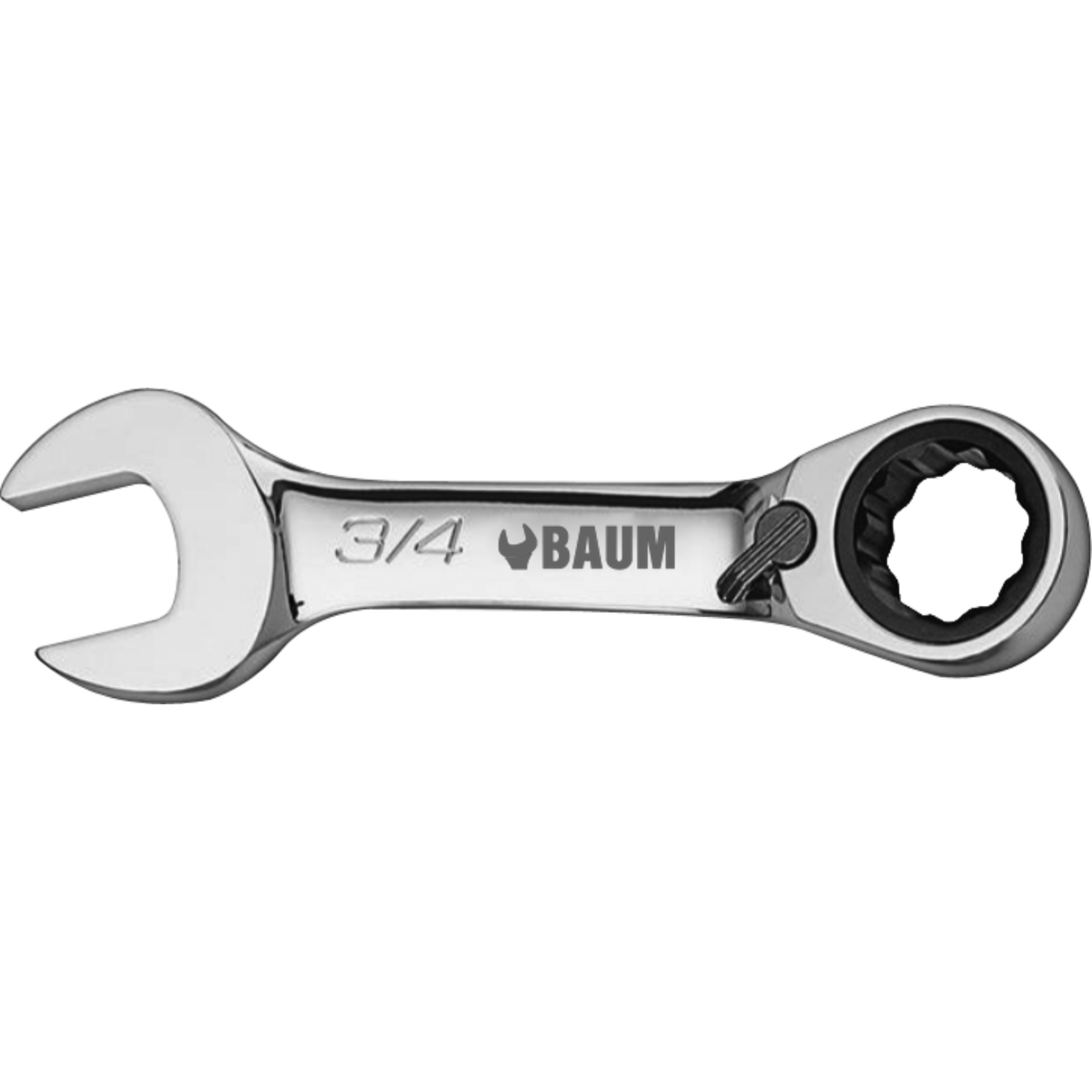 REVERSIBLE STUBBY RATCHET WRENCH