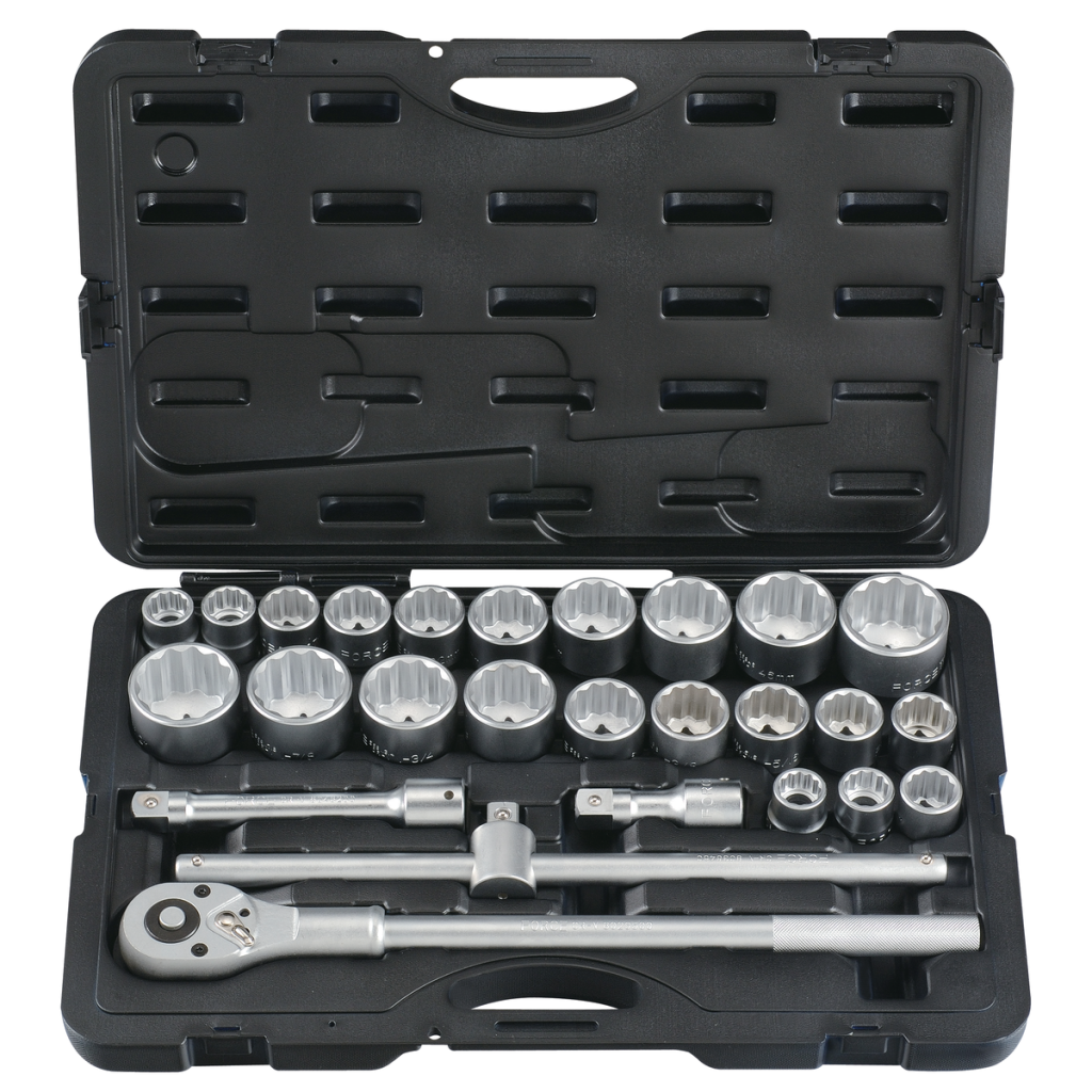 26pc 3/4"DR. 12pt. Flank Socket Combination Set (S&M)