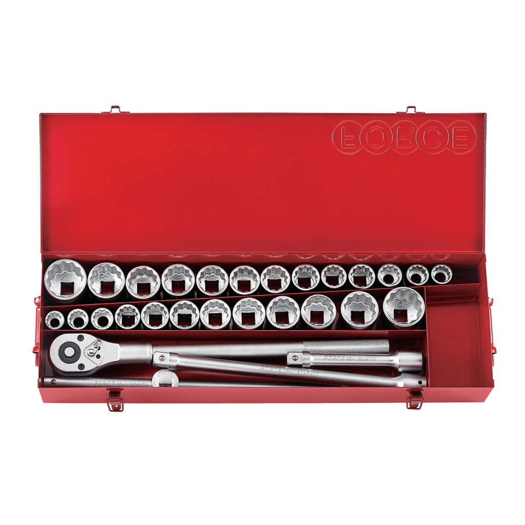 29pc 3/4"DR. 12pt. Flank Socket Combination Set (S&M)