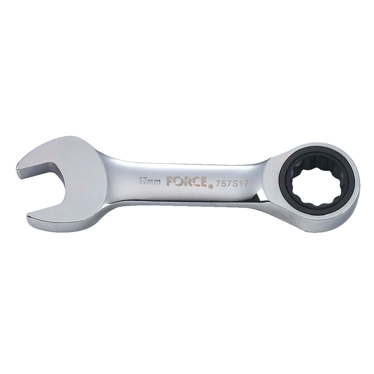 Stubby Flat Ratchet Wrench