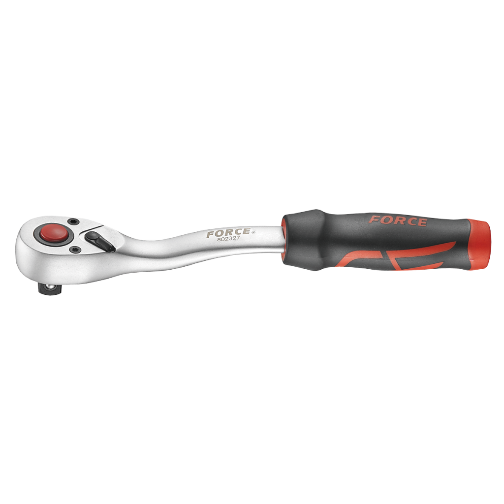 3/8"DR. QR Curved-shank Ratchet Handle 36 Teeth