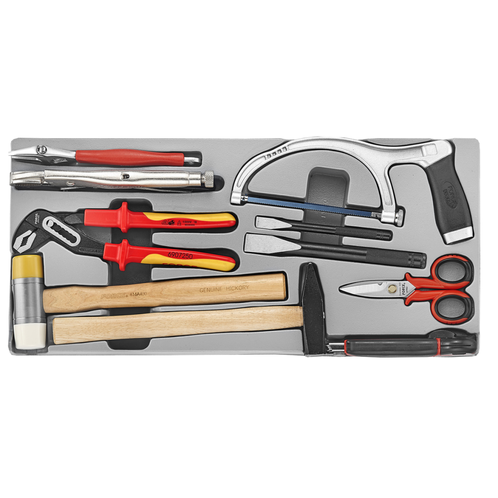 3-Layer tool box with 25pc Insulated tools