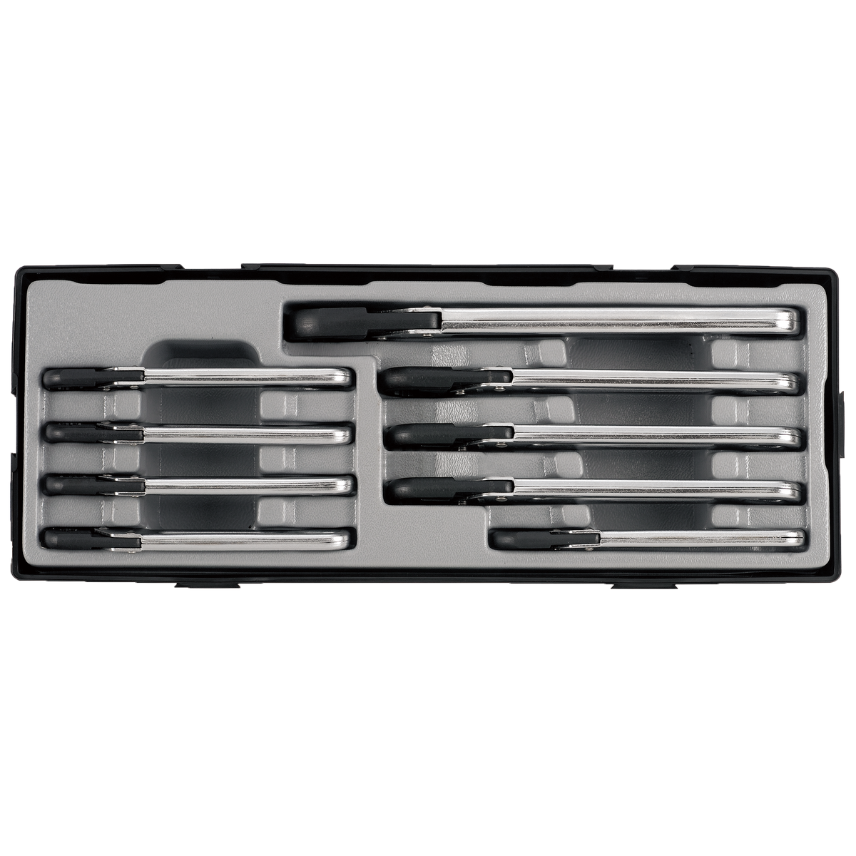 9pc Ratchet flare nut wrench set