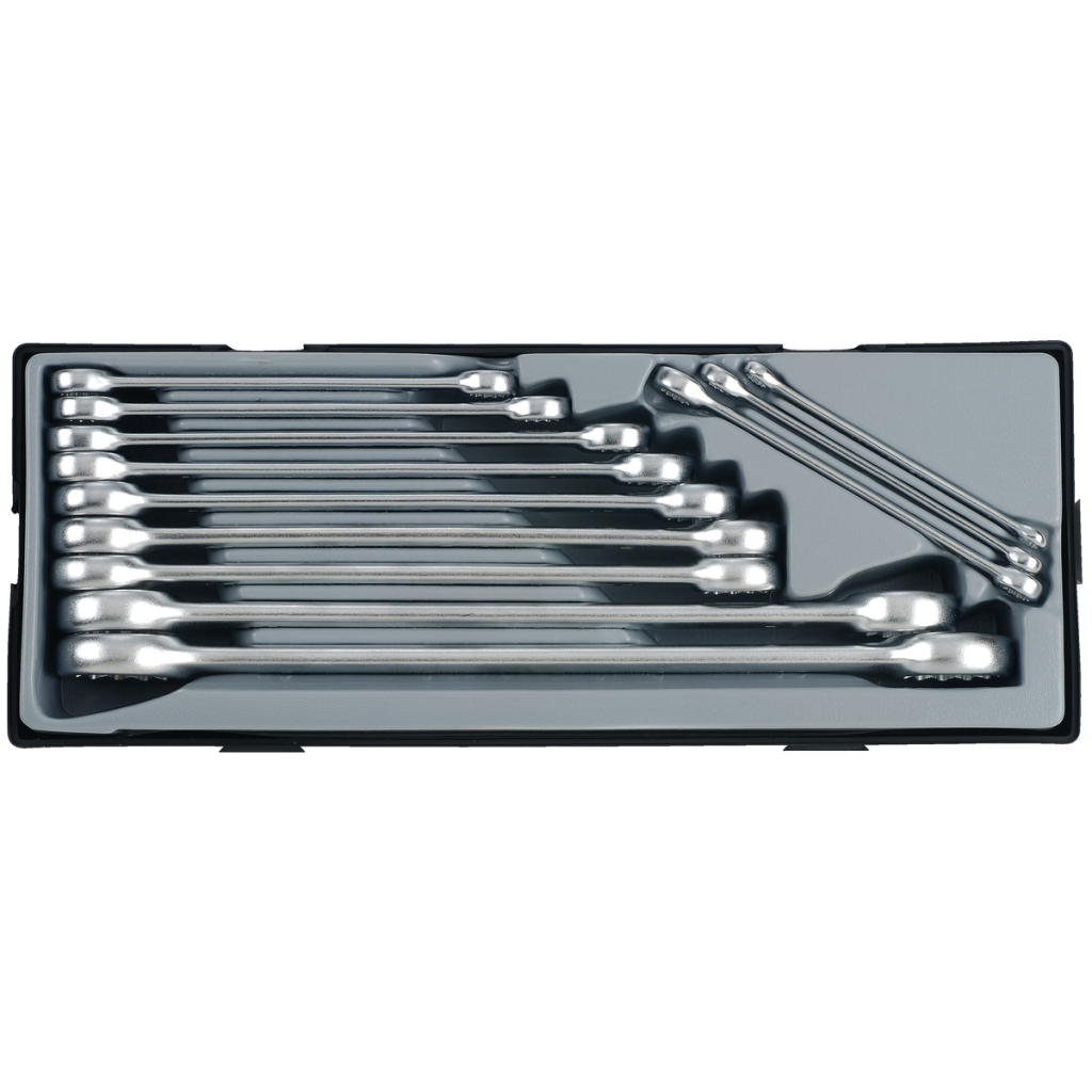 12pc Flat ring wrench set