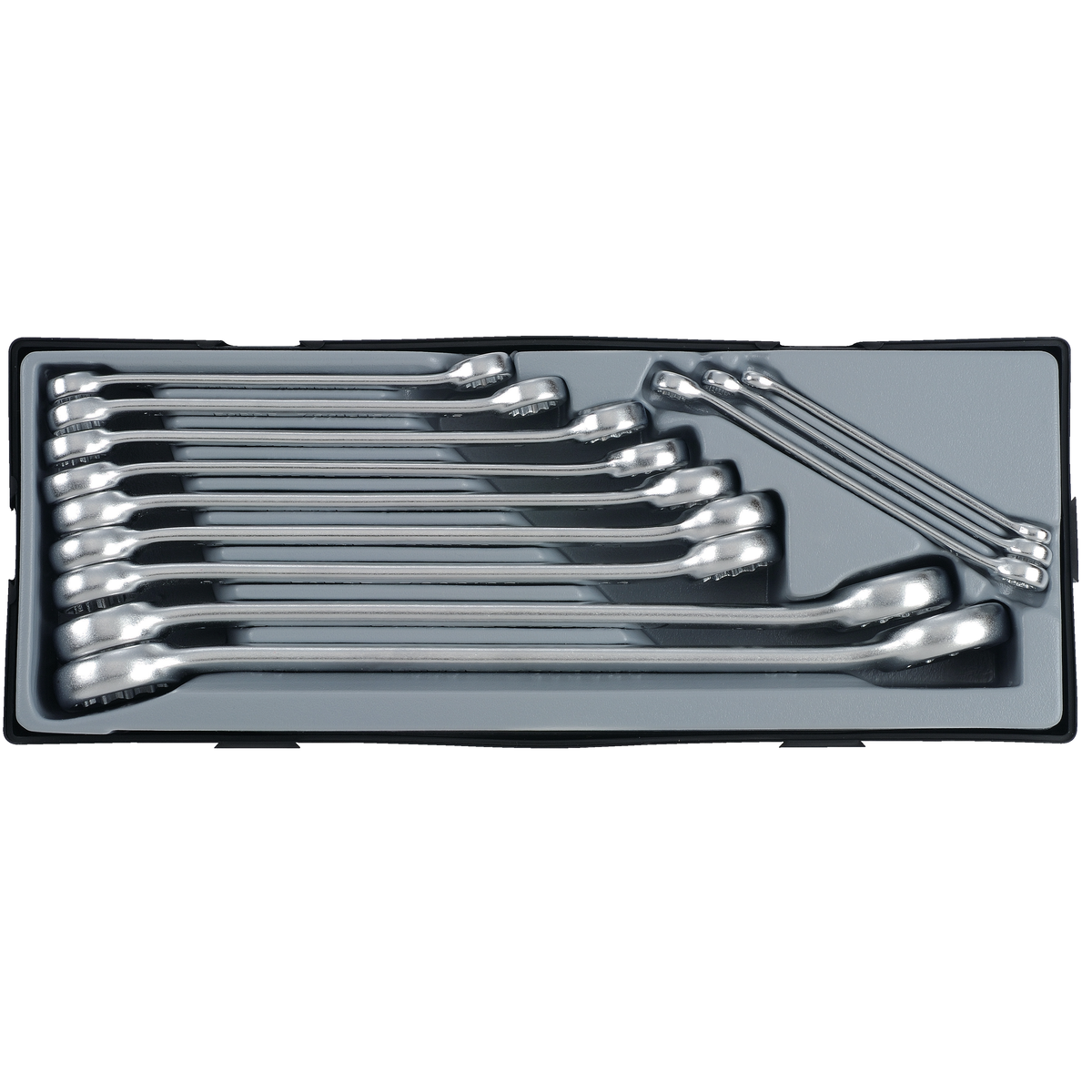 12pc 15º Offset ring wrench set