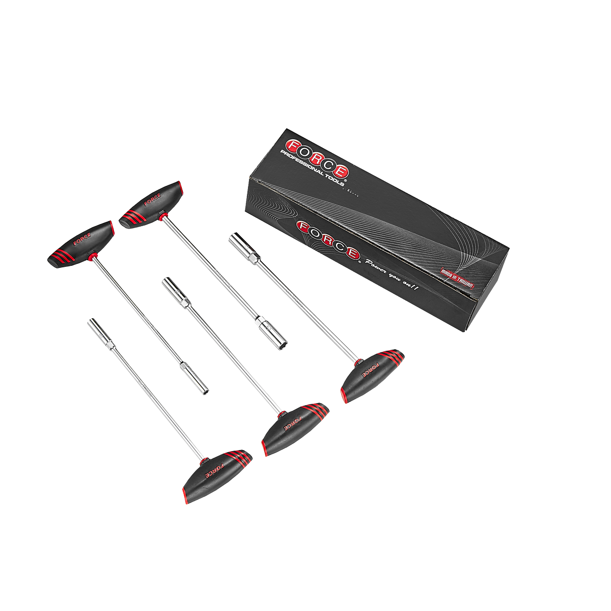 5pc T-handle hex socket driver set