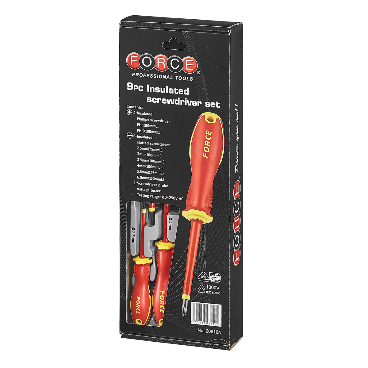 9pc Insulated screwdriver set