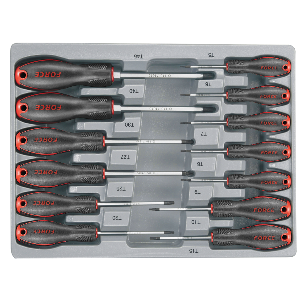 13pc Star tamperproof screwdriver set