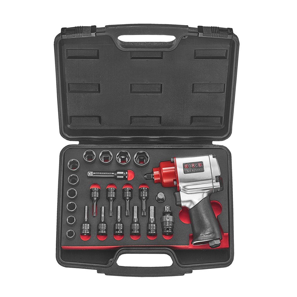 23pc 3/8"DR. Impact wrench & socket set