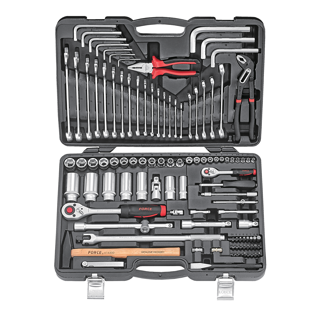 107pc 1/4" & 1/2" Combination set