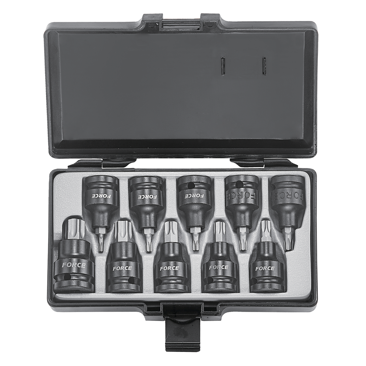 10pc 1/2"DR. Star impact socket bit set