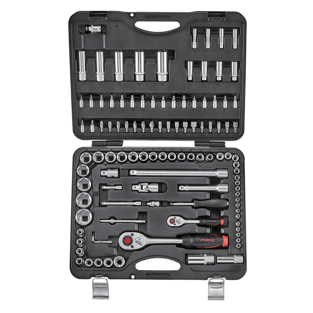 108pc 1/4" & 1/2" Socket combination set