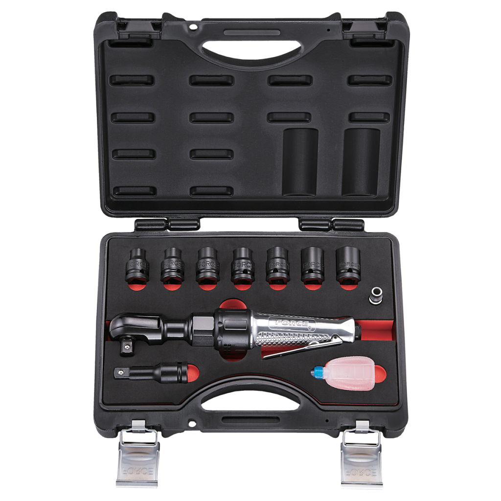 11pc 1/2"DR. Impact wrench & socket set