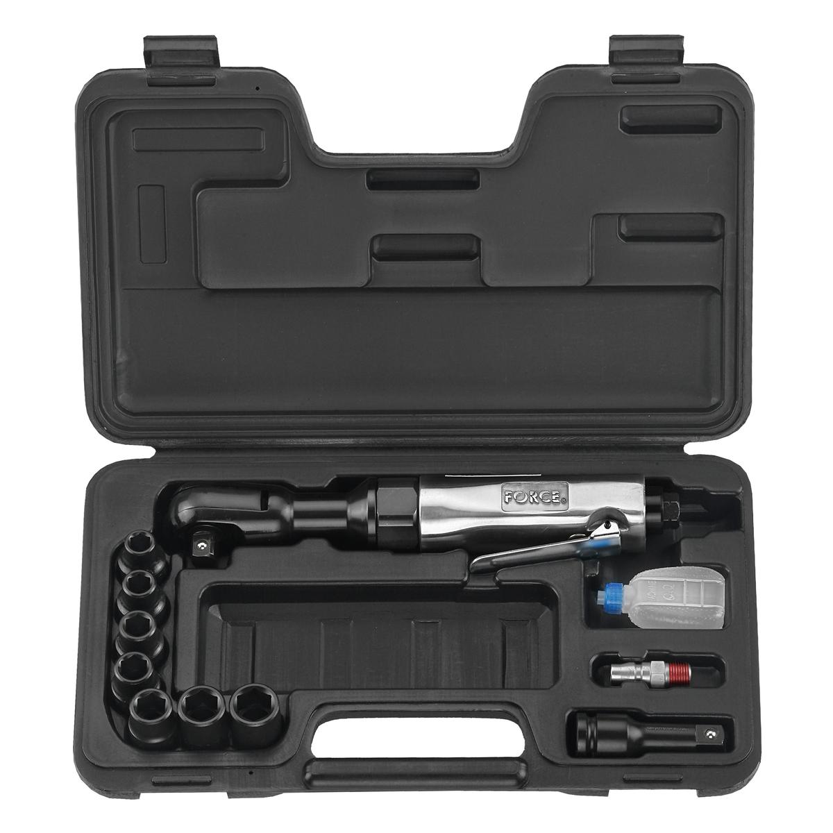 11pc 1/2"DR. Impact wrench & socket set