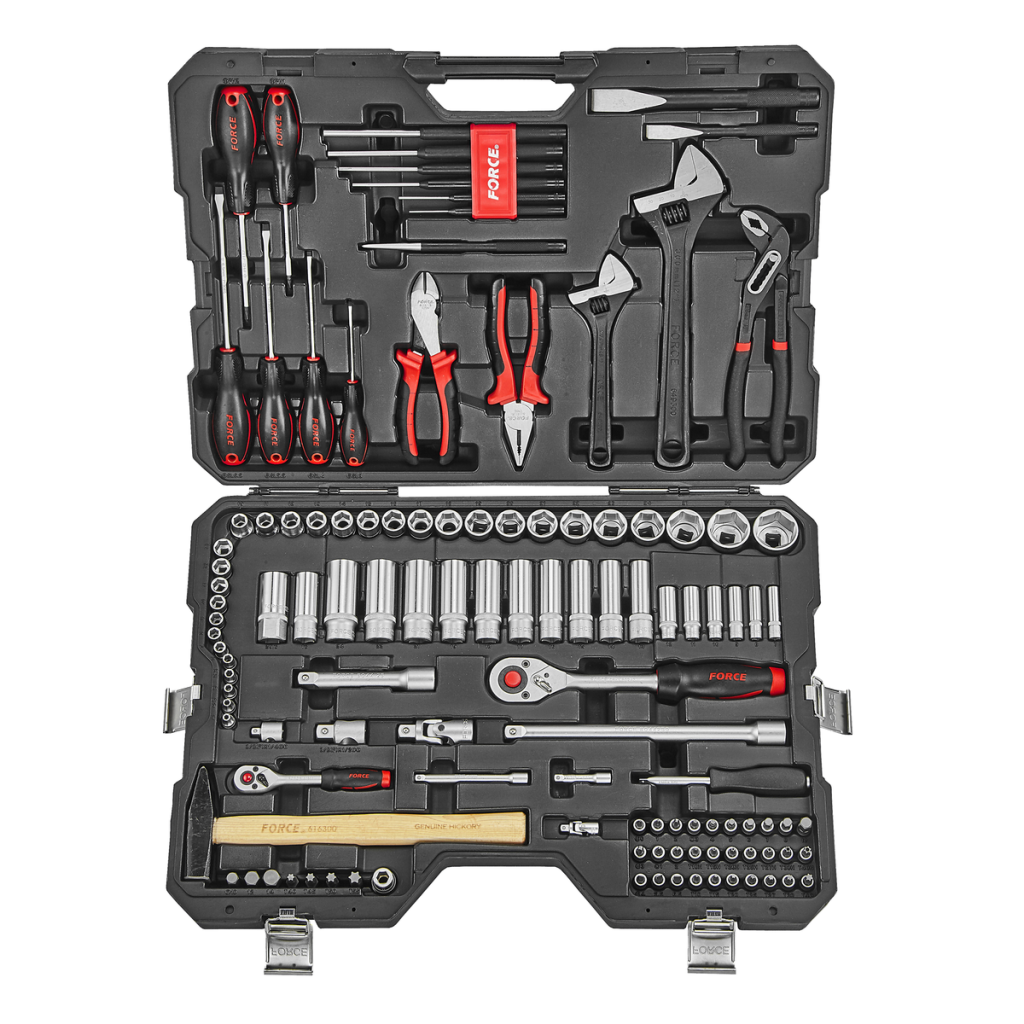 118pc 1/4" & 1/2" Combination set