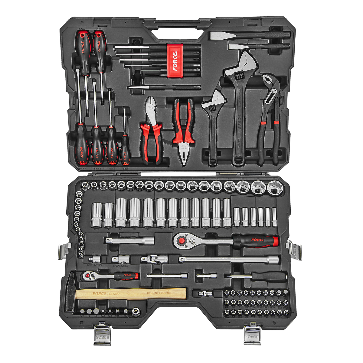118pc 1/4" & 1/2" Combination set