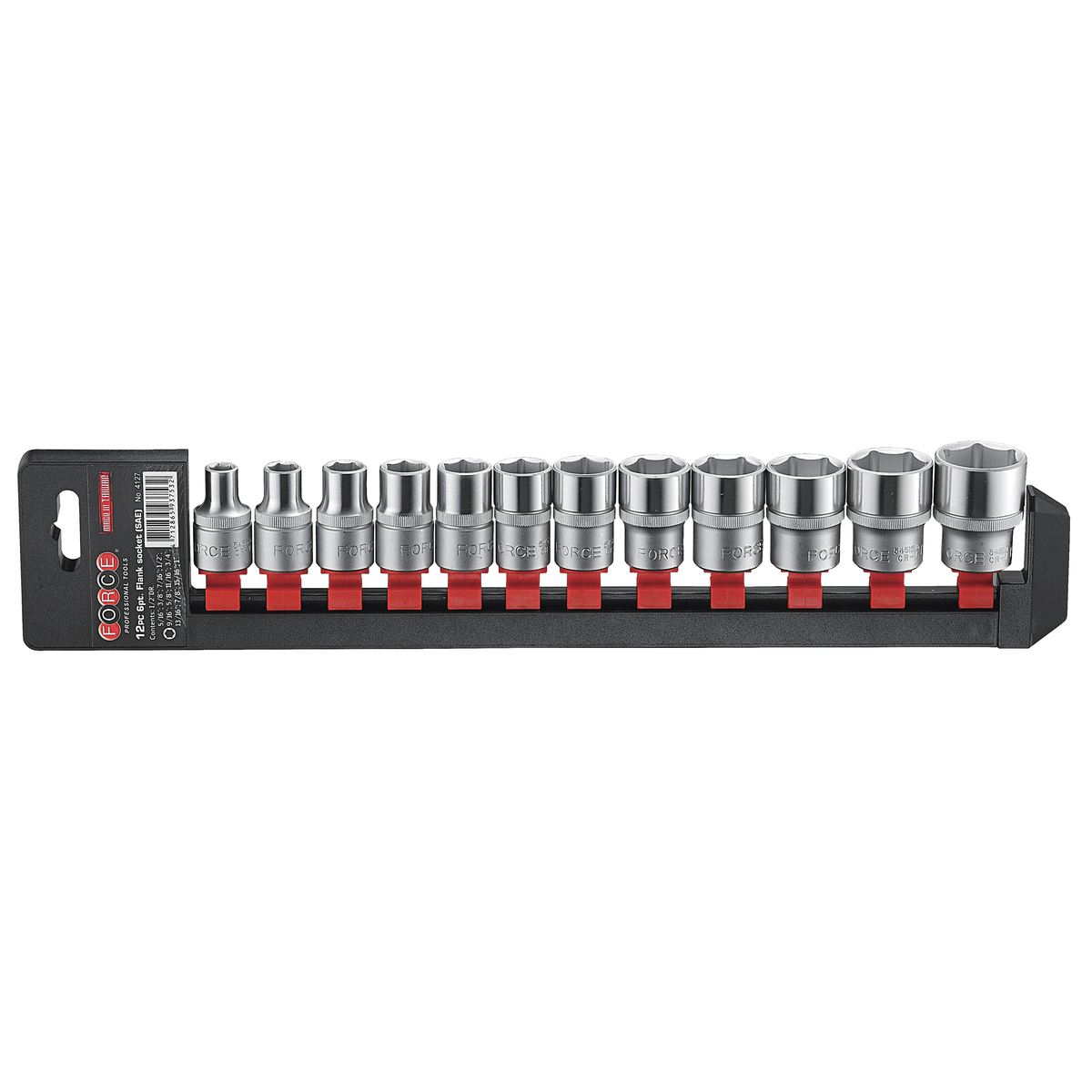 12pc 1/2"DR. Socket set (SAE)