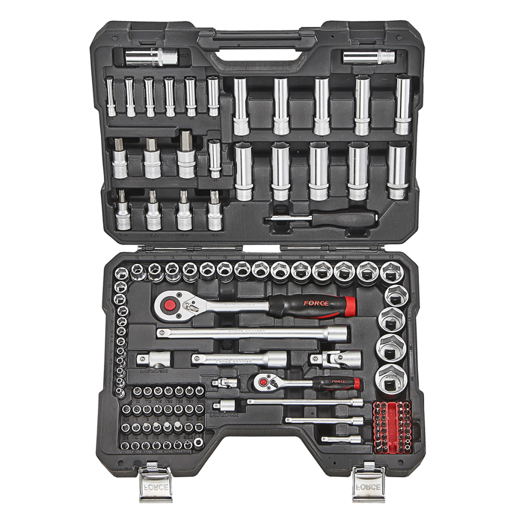 131pc 1/4" & 1/2" Socket combination set