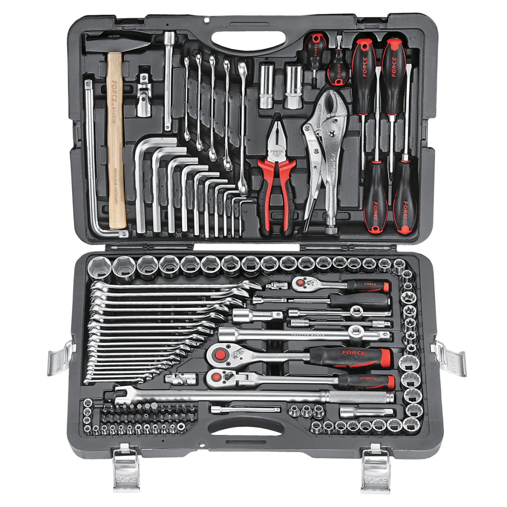 142pc 1/4" & 3/8" & 1/2" Combination set