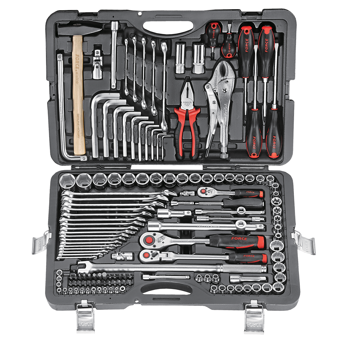 142pc 1/4" & 3/8" & 1/2" Combination set
