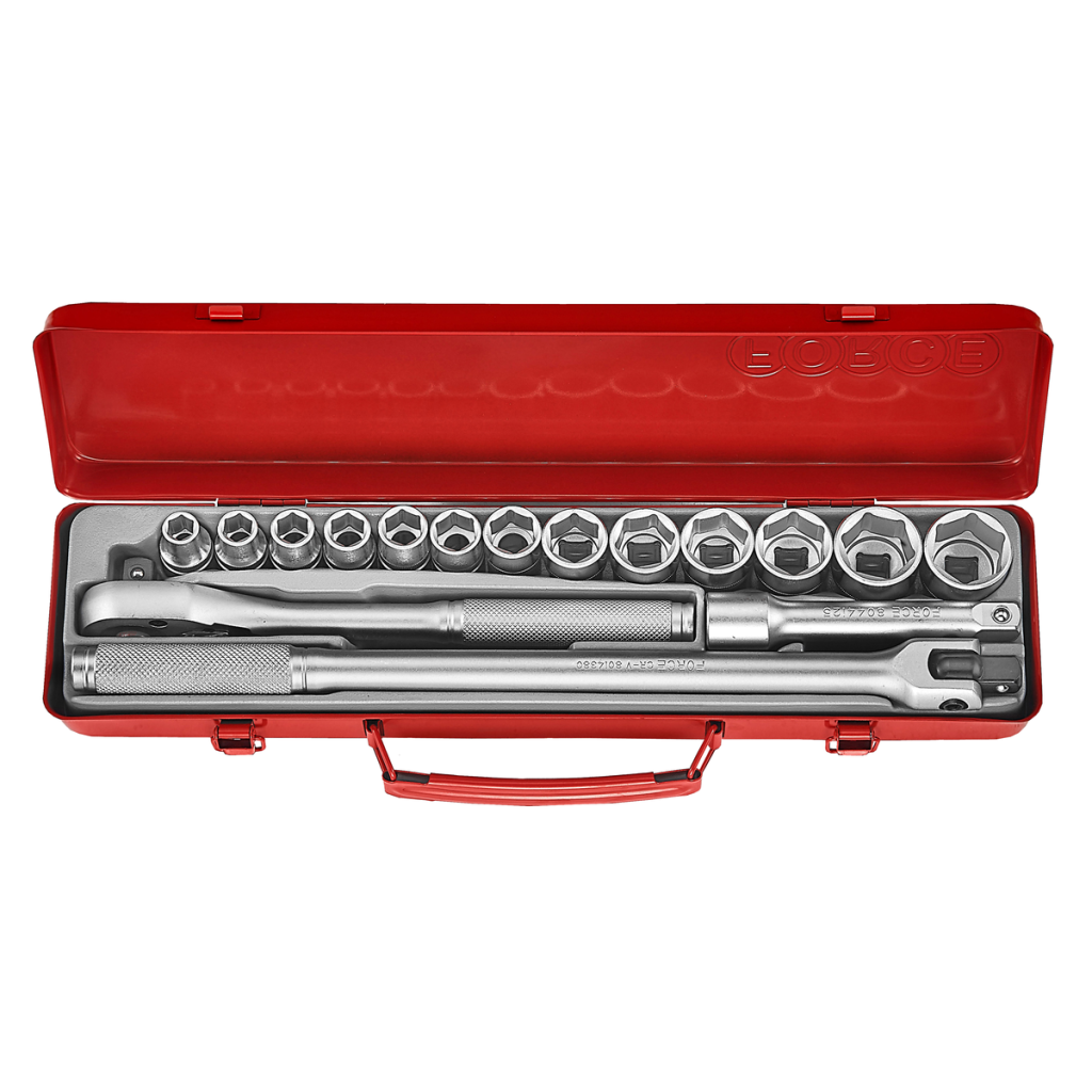 16pc 1/2"DR. Socket combination set