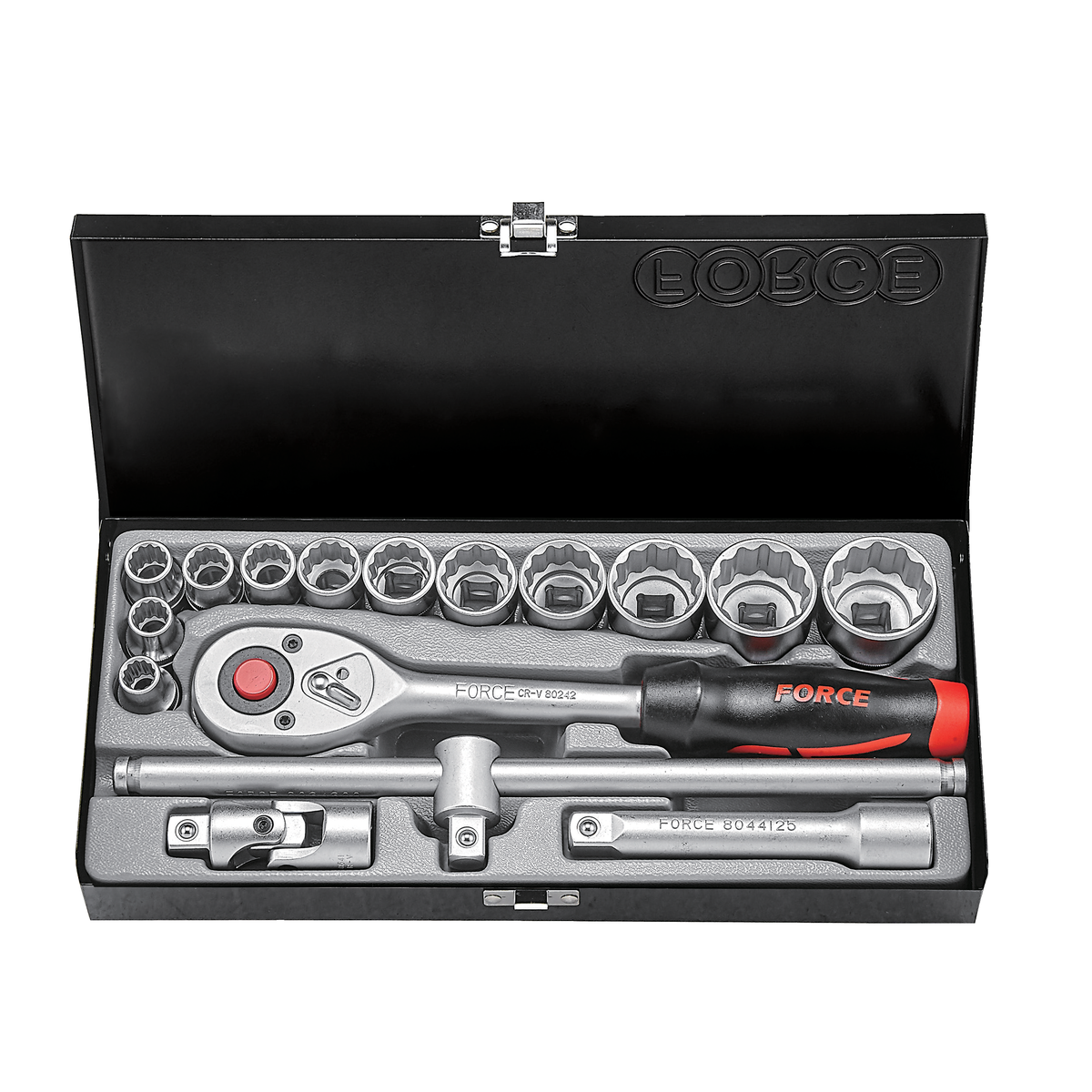16pc 1/2"DR. Socket combination set