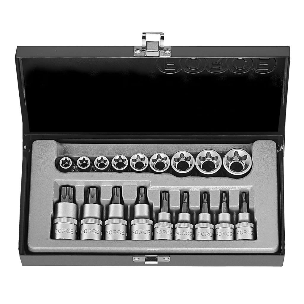 18pc 3/8" & 1/2" Star set