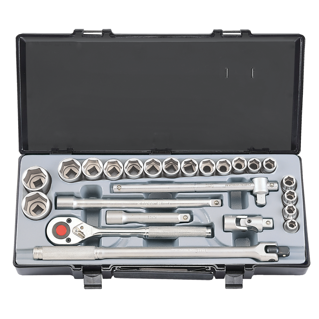 24pc 1/2"DR. Socket combination set