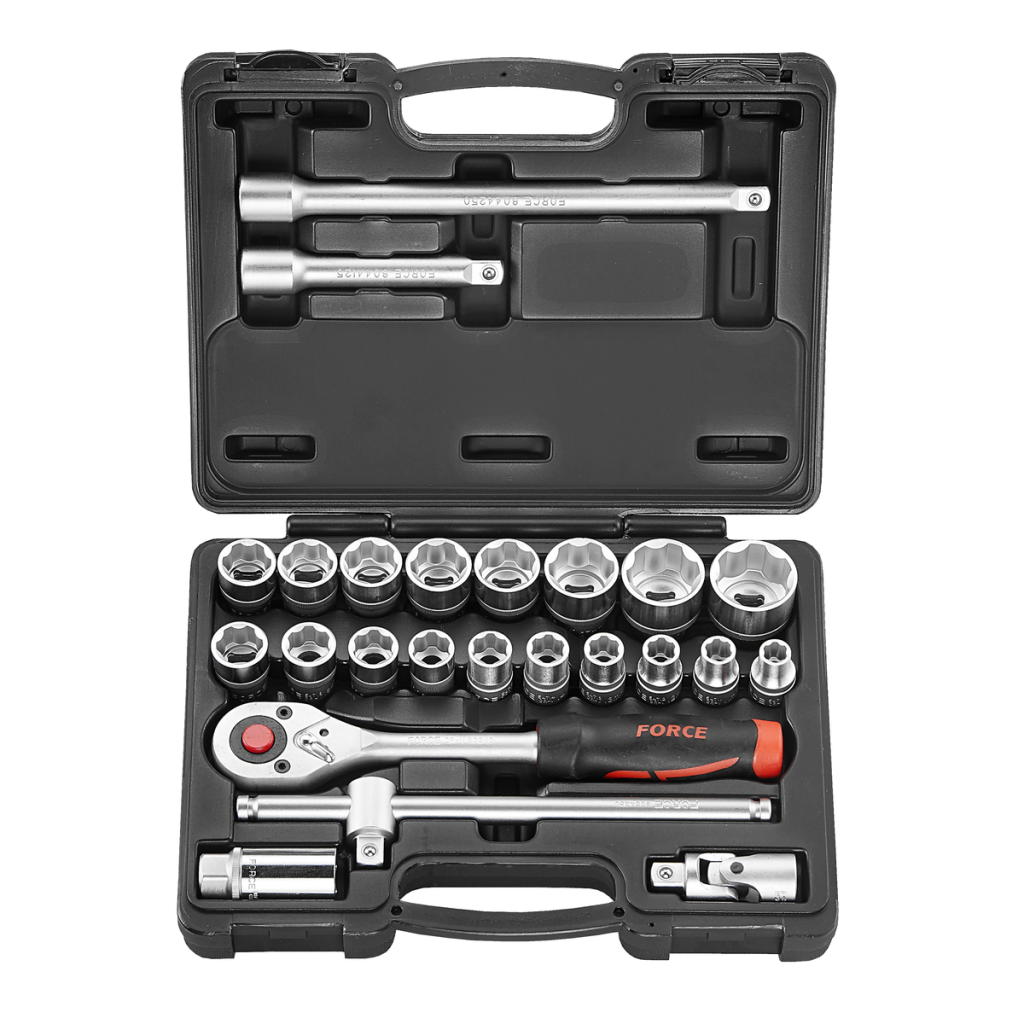 24pc 1/2"DR. Socket combination set (SAE)