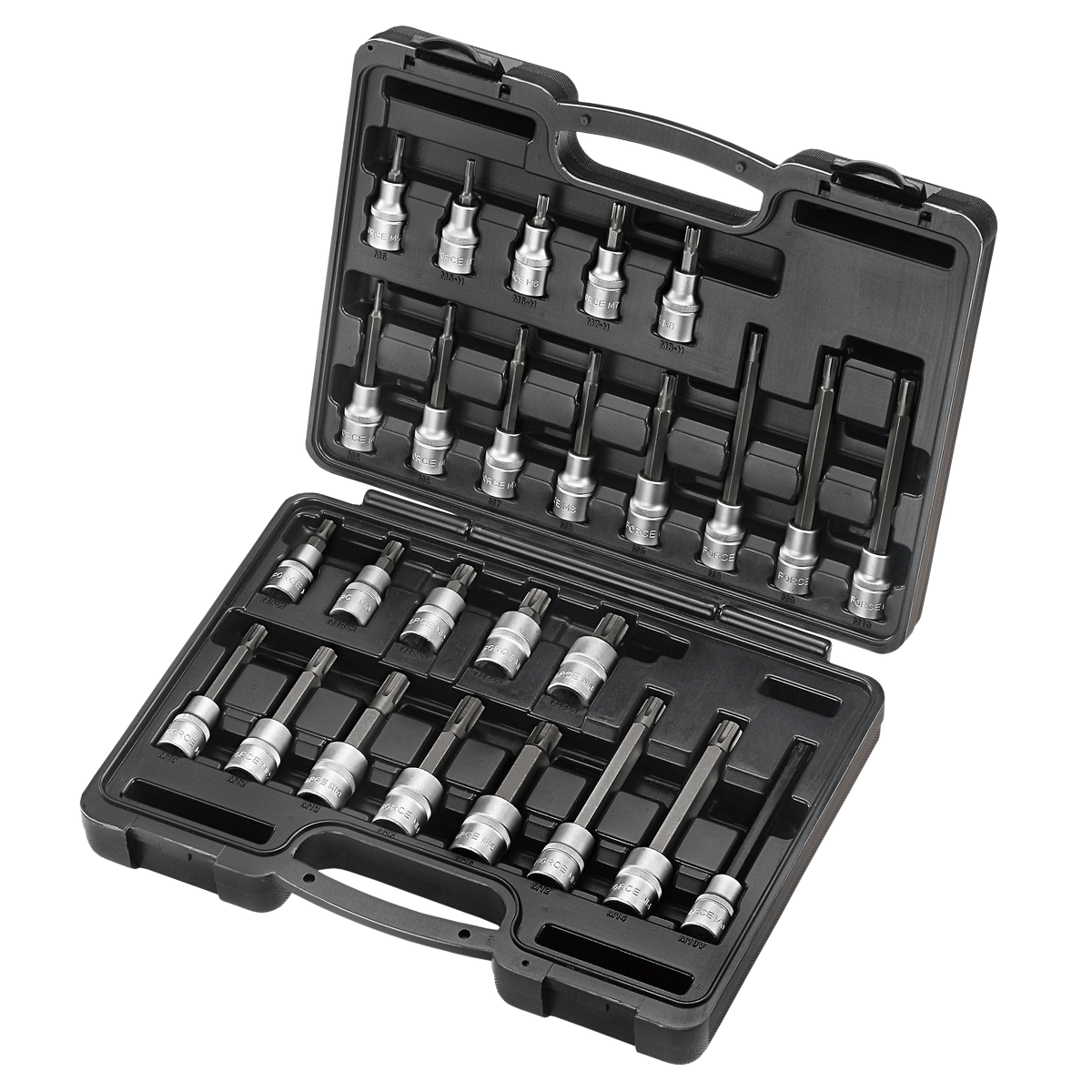 26pc 1/2"DR. Ribe socket bit set
