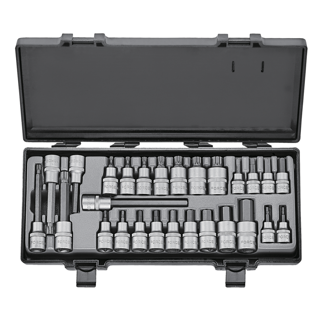 27pc 3/8" & 1/2" Socket bit set