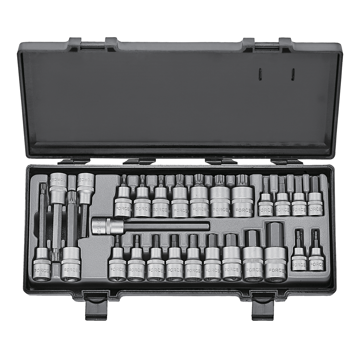27pc 3/8" & 1/2" Socket bit set