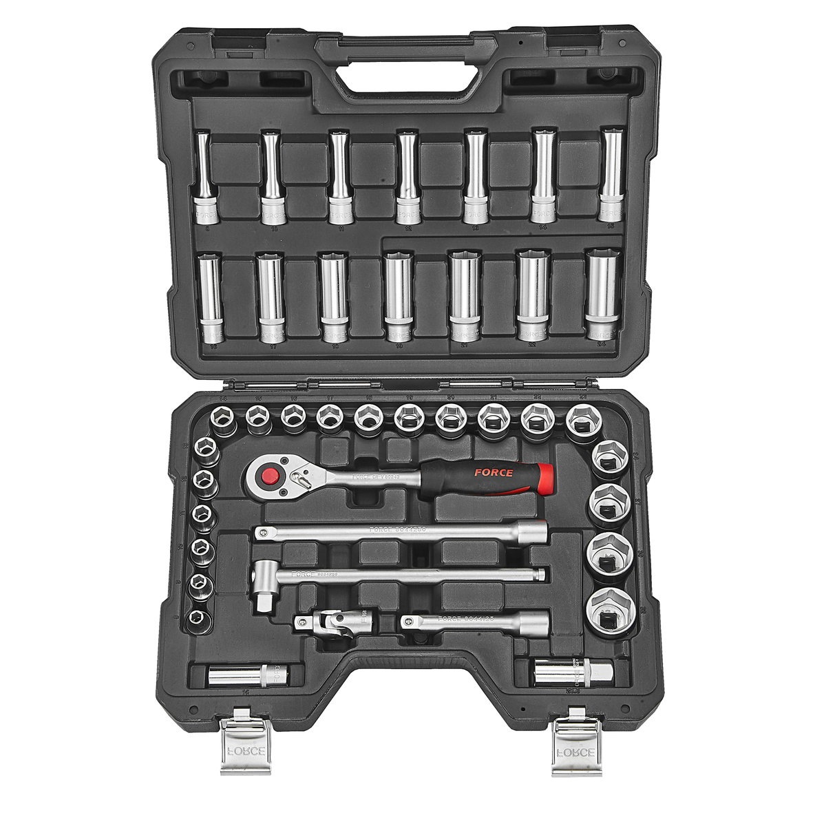 41pc 1/2"DR. 6pt. Flank socket combination set
