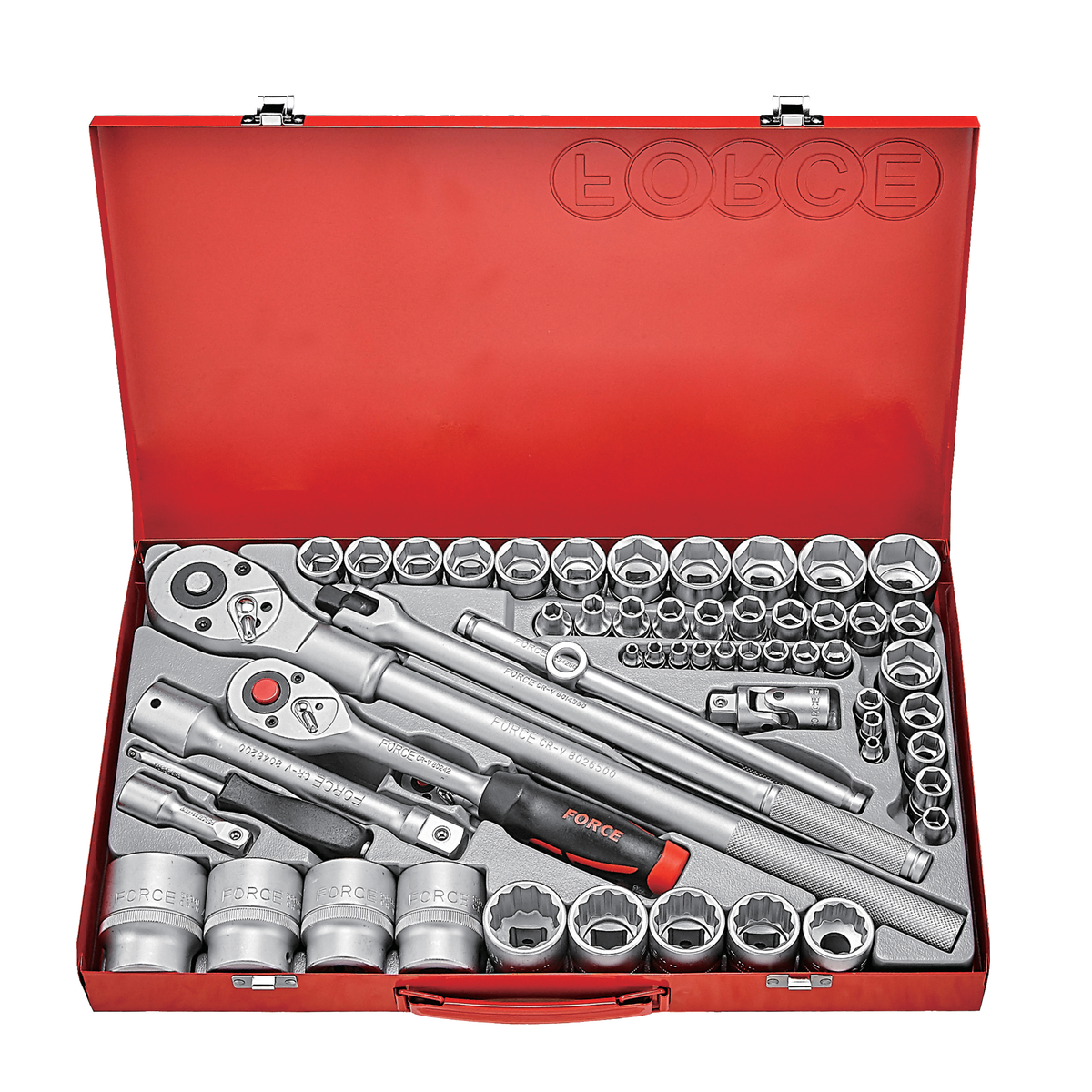 65pc 1/4" & 1/2" & 3/4" Socket combination set (S&M)