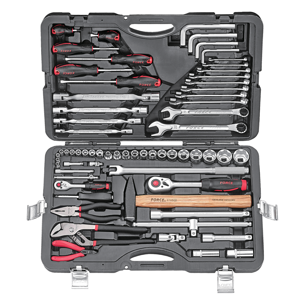 65pc 1/4" & 1/2" Combination set
