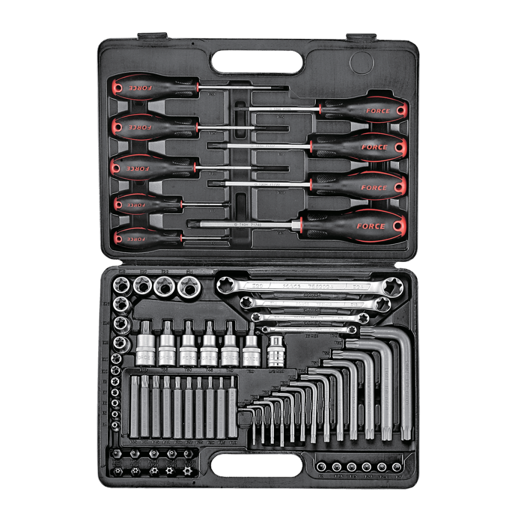73pc 1/4" & 1/2" Star set