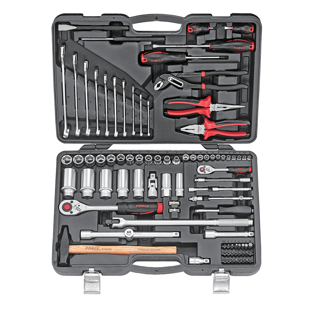 91pc 1/4" & 1/2" Combination set